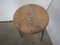 Walnut Wood Stools, 1950s, Set of 2, Image 5