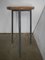 Walnut Wood Stool, 1950s, Image 8