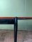 Tavolo allungabile in legno con gambe laccate, anni '60, Immagine 6