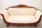 Large Carved Walnut Sofa, 1820s 7