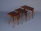 Italian Walnut Nesting Tables, 1950s, Set of 3, Image 13