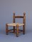 Mid-Century Rush Chair im Stil von Charles Dudouyt 1