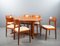 Danish Dining Table and Teak Chairs by Niels Koefoed for Koefoeds Hornslet & Glostrup, Set of 7 4