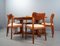 Danish Dining Table and Teak Chairs by Niels Koefoed for Koefoeds Hornslet & Glostrup, Set of 7 5