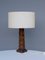 Hand Carved Wooden Table Lamp from Temde, 1960s, Image 4