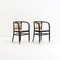 Vienna Secession Chairs Attributed to Otto Wagner for Jacob & Josef Kohn, Set of 2 1