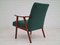 Danish Reupholstered Armchair in Wool & Mahogany, 1960s 12