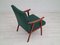 Danish Reupholstered Armchair in Wool & Mahogany, 1960s 8