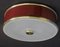 Mid-Century French Ceiling or Wall Lamp from Arlus, Image 5