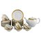 White Dagmar Porcelain Tea Service for 10 People for Royal Copenhagen, Set of 31 1