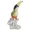 Large Antique Hand-Painted Porcelain Toucan Figure by Paul Walther for Meissen 1