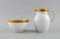 White Dagmar Porcelain Jug Compote and Two Bowls from Royal Copenhagen, Set of 4 2