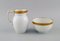 White Dagmar Porcelain Jug Compote and Two Bowls from Royal Copenhagen, Set of 4 3