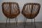 Italian Giunco Rattan Chairs, 1950s, Set of 2 2