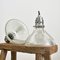 Antique Glass Holophane Pendant Light, Image 4
