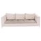 Cream and Brown Feng 3-Seater Sofa by Didier Gomez for Ligne Roset 1