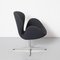 Sedia Swan nera di Arne Jacobsen per Fritz Hansen, Immagine 6