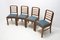 Art Deco Czech Dining Chairs, 1930s, Set of 4, Image 4