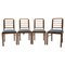 Art Deco Czech Dining Chairs, 1930s, Set of 4, Image 1