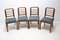 Art Deco Czech Dining Chairs, 1930s, Set of 4, Image 3