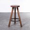 Mid-Century French Brutalist Stool by Charlotte Perriand, 1950s 7