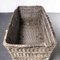 Large Rattan Factory Trolley Basket, 1960s 8