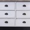 French Painted Pine Chest of Twelve Drawers, 1950s 3