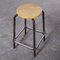 French High Stools with Chocolate Square Frame from Mullca, 1960s, Set of 4 6