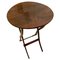 Petite Table Pliante Victorienne Antique en Palissandre 1