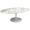 Oval Calacatta Tulip Table by Eero Saarinen for Knoll International 2