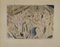 Chas-Laborde, Rues et visages de New-York, Wall Street, 1950, Gravure à l'Eau-Forte sur Papier Vélin 1
