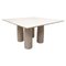 Travertine Colonnade Dining Table by Mario Bellini for Cassina, 1970s, Image 1