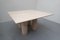 Travertine Colonnade Dining Table by Mario Bellini for Cassina, 1970s 3