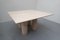 Travertine Colonnade Dining Table by Mario Bellini for Cassina, 1970s, Image 3