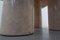 Mesa de comedor Colonnade de travertino de Mario Bellini para Cassina, años 70, Imagen 6