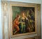 French Louis XVI Period Trumeau Mirror with Romantic Oil Painting, 1760s, Image 3