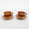 Rustic Traditional Ceramic Tea Cups, 1950s, Set of 2, Image 4