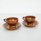 Rustic Traditional Ceramic Tea Cups, 1950s, Set of 2 2