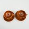 Rustic Traditional Ceramic Tea Cups, 1950s, Set of 2 6