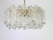 1 of 2 Stunning Murano Glass Tubes Chandelier by Doria, Germany, 1960s 4