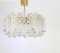 1 of 2 Stunning Murano Glass Tubes Chandelier by Doria, Germany, 1960s 3