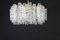 Lámpara de araña 1 de 2 impresionantes tubos de cristal de Murano de Doria, Germany, años 60, Imagen 9
