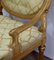 Mid 19th Century Louis XVI Queen Armchairs, Set of 2, Image 14