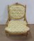 Mid 19th Century Louis XVI Queen Armchairs, Set of 2, Image 3