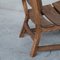 Brutalist Mid-Century Low Wooden Lounge Chairs 11