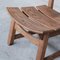 Brutalist Mid-Century Low Wooden Lounge Chairs 8