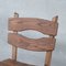 Brutalist Mid-Century Low Wooden Lounge Chairs 9