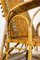 Chaise longue de ratán, años 50, Imagen 8