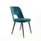 Dining Chairs in Velvet by Oswald Haerdtl for Ton, Czechoslovakia, 1950s, Set of 5, Image 1