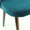 Dining Chairs in Velvet by Oswald Haerdtl for Ton, Czechoslovakia, 1950s, Set of 5, Image 6